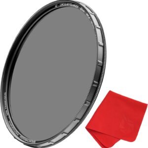 58mm X2 CPL Circular Polarizing Filter for Camera Lenses – AGC Optical Glass Polarizer Filter with Lens Cloth – MRC8 – Nanotec Coatings – Weather Sealed by Breakthrough Photography