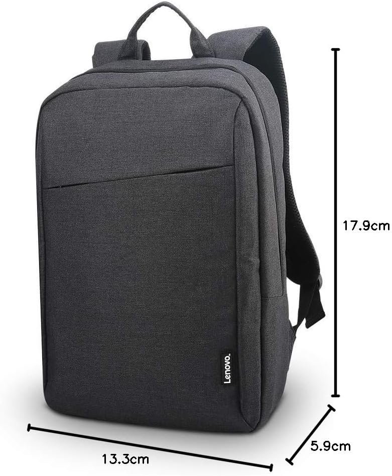 Lenovo Laptop Backpack B210, 15.6-Inch Laptop/Tablet, Durable, Water-Repellent, Lightweight, Clean Design, Sleek for Travel, Business Casual or College, GX40Q17225, Black - Image 8