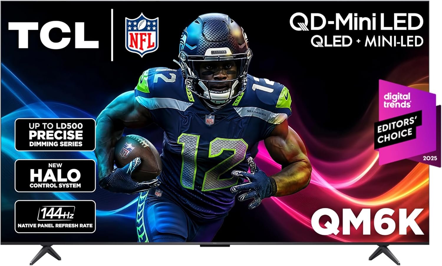 TCL 85-Inch Class QM6K Series QD-Mini LED 4K UHD Google Smart TV Best Value Mini-LED TV - QLED, 144hz, 288hz Gaming Rate, High Contrast Screen, Onkyo Audio, Dolby Atmos (85QM6K, 2025 Model) - Image 2