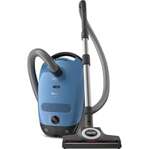 Miele Classic C1 Turbo Team Bagged Canister Vacuum, Tech Blue – Portable, Household