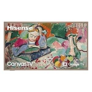 Hisense 55-Inch Class QLED 4K S7N CanvasTV Series Dolby Vision HDR Google Smart TV (55S7N, 2024 Model) – Art Mode, Anti-Glare Panel, Hi-Matte Display, Frame & UltraSlim Wall Mount Included, 144Hz